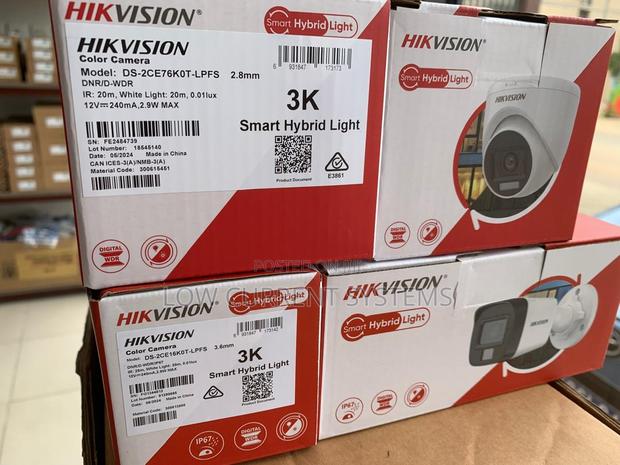 Hikvision 5mp Smart Hybrid Audio Analog Camera CCTV Wired · Photo 1