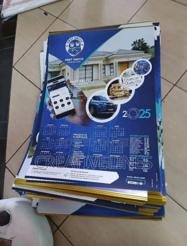 One Color Panel Calenders · Photo 1