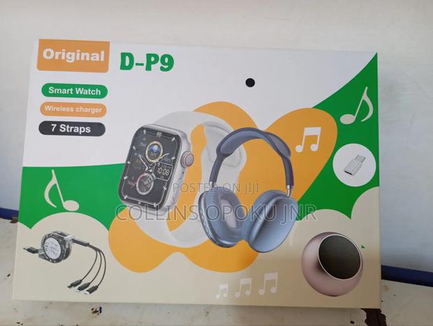 D-P9 Ultra Smartwatch With Bt Speaker and Headphone - Black · Photo 7