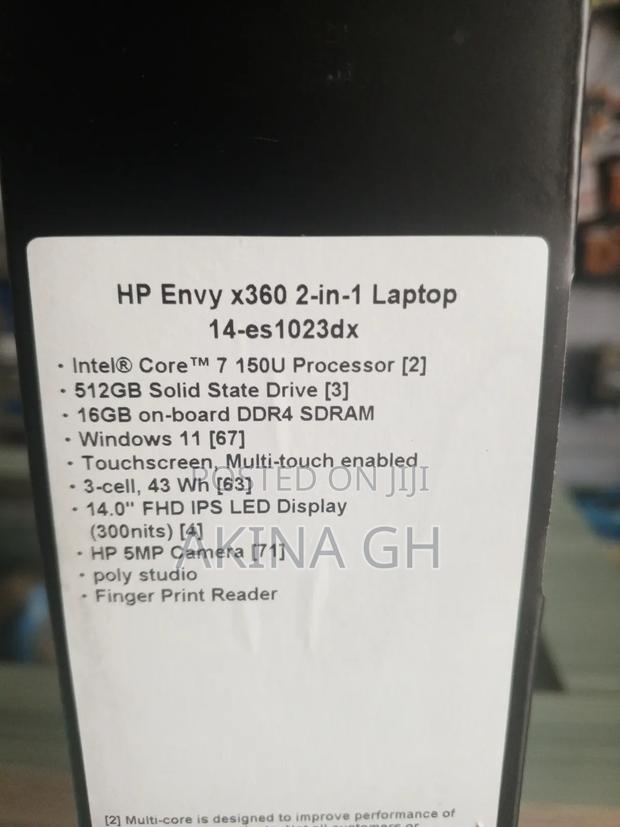 New Laptop HP Envy 14 16GB Intel Core I7 SSD 512GB · Photo 3