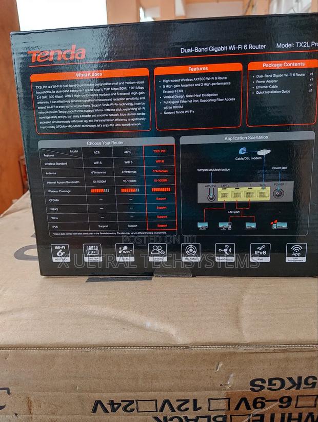Tenda Wifi 6 Dual Band Gigabit Router · Photo 5
