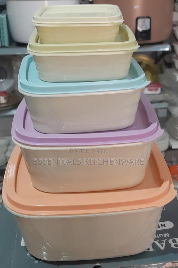5pcs Plastic Storage Bowl · Photo 1