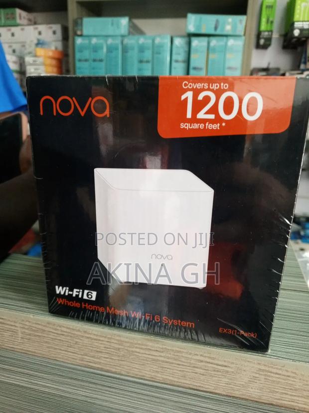 Tenda Nova Ax1500 Whole Home Mesh Wi-Fi 6 System Ex3 · Photo 1