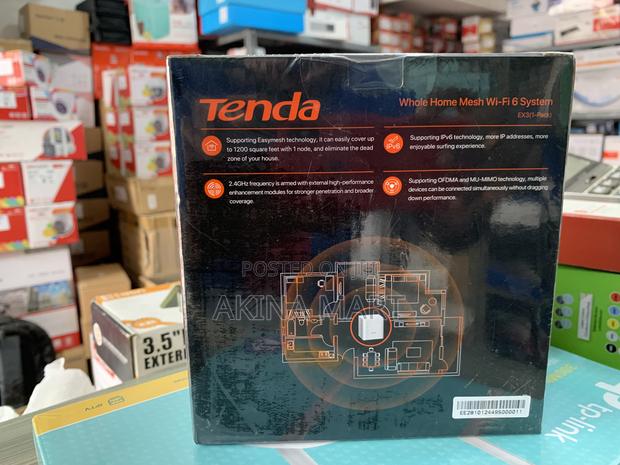 Tenda Nova Ex3(1pack)Ax1500 Dual-Band Wi-Fi 6 Mesh Router · Photo 3