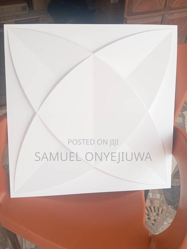 3d PVC Wall Panels White (D112d). White · Photo 2