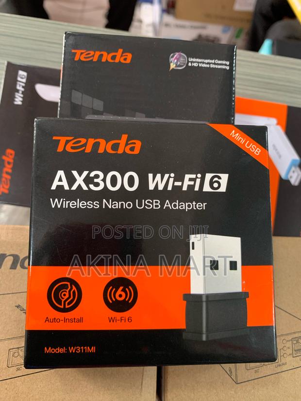 Tenda Nano Usb Wireless Adapter Ax300 Wi-Fi 6 · Photo 1
