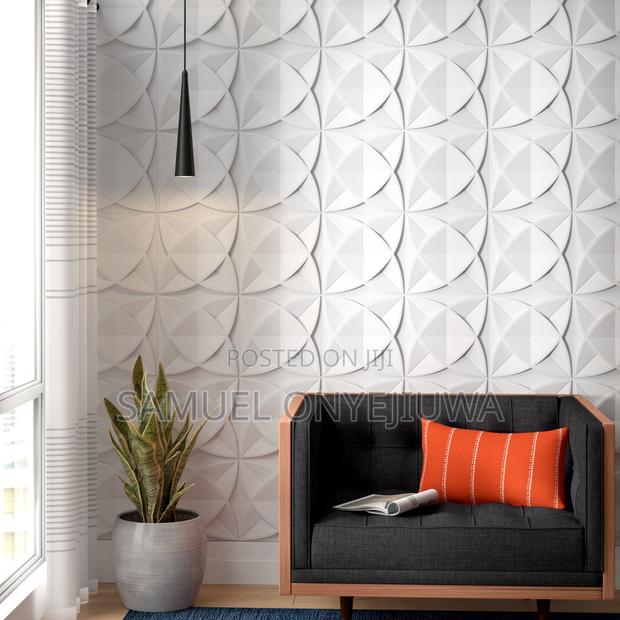 3d PVC Wall Panels White (D112d). White · Photo 3