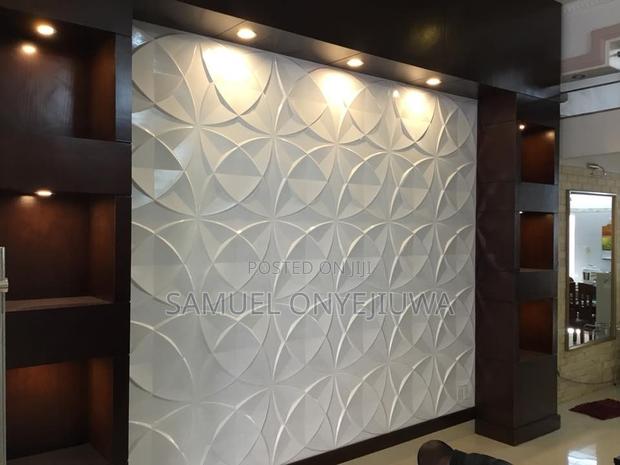 3d PVC Wall Panels White (D112d). White · Photo 4