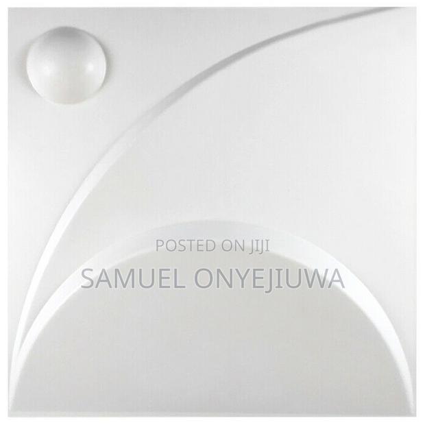 3D PVC Wall Panels White (D129) White · Photo 1