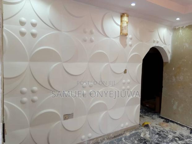 3D PVC Wall Panels White (D129) White · Photo 2