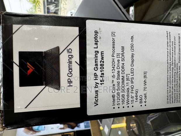 New Laptop HP Victus 15 16GB Intel Core I5 SSD 512GB · Photo 1
