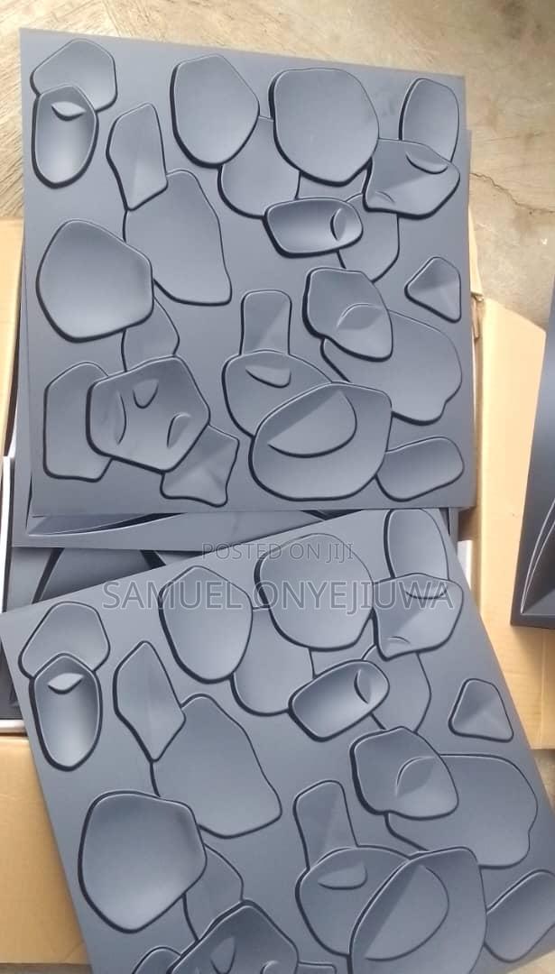 3D PVC Wall Panels Black(D133) Black. · Photo 1