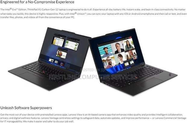 New Laptop Lenovo ThinkPad X1 Carbon 16GB Intel Core Ultra 7 SSD 1T · Photo 4