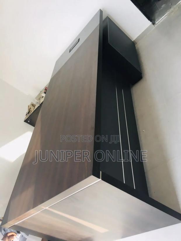 Office Desk Dark Brown Big Boss Table · Photo 1