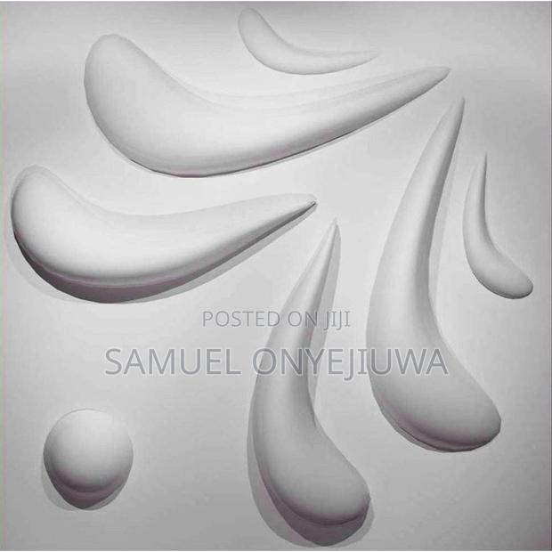 3d PVC Wall Panels White (D140) · Photo 1