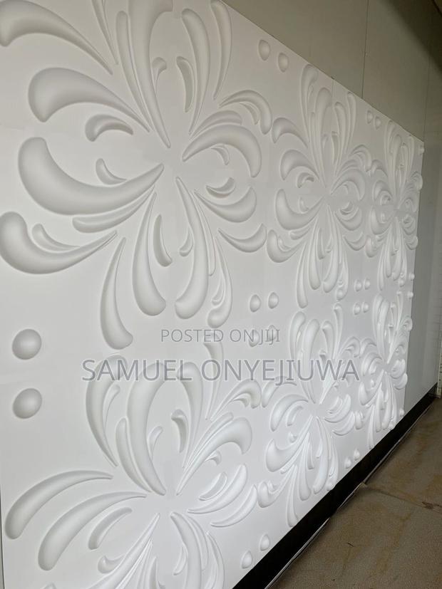 3d PVC Wall Panels White (D140) · Photo 2