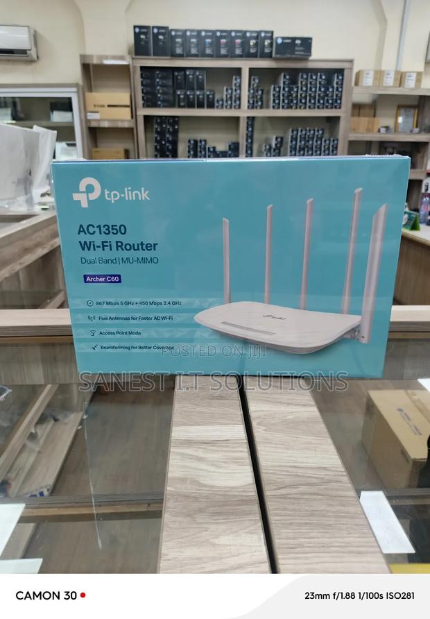 Tp-Link Acher C60 Ac1350 Wifi Router · Photo 1