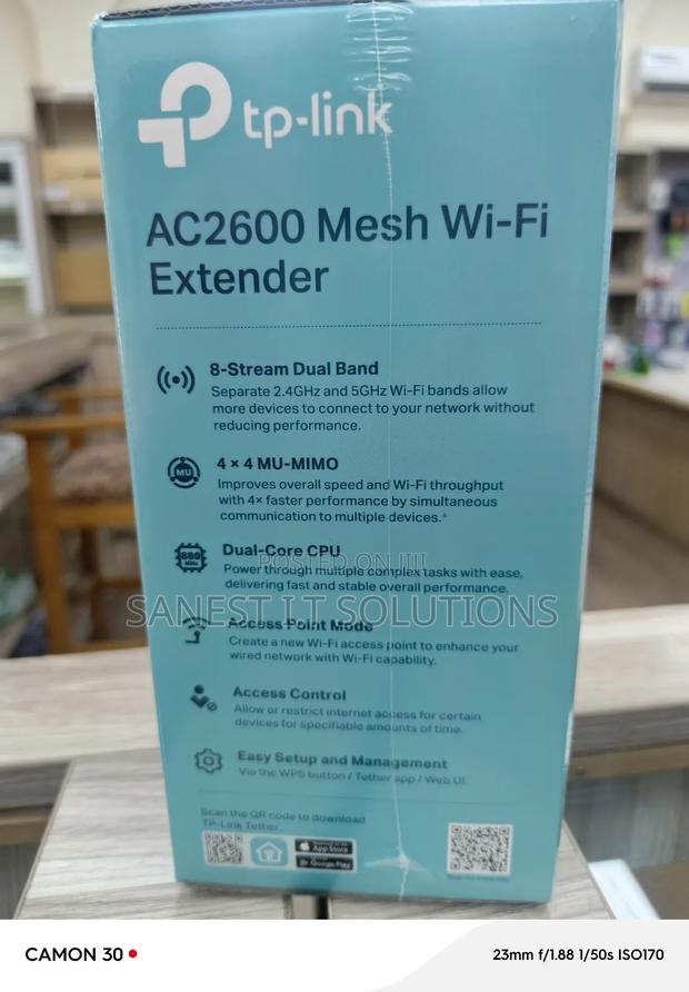 Mesh Wifi Extender Ac2600 Dual Band Re650 Range Extender · Photo 2