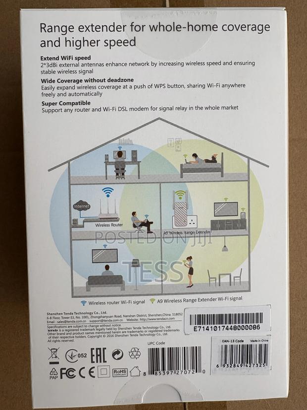 Tenda A9 Wifi Range Extender 300mbps ( No Lan Port) · Photo 2