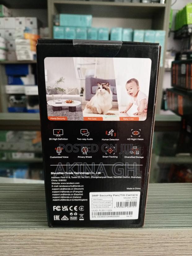 Tenda 3mp Pan/Tilt Full Color Security Camera · Photo 2