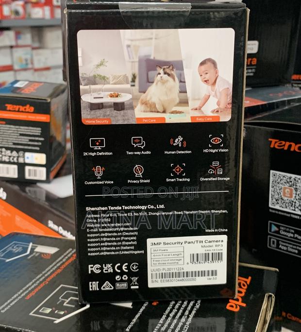Tenda 3mp Security Pan/Tilt Camera · Photo 3