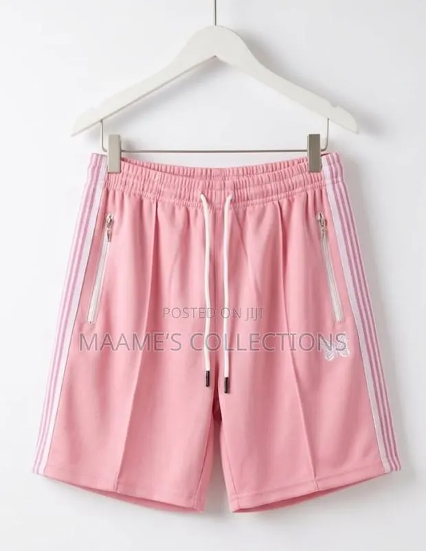 Needles-Inspired Butterfly Stripe Premium Drawstring Short · Photo 1