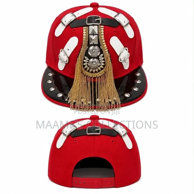 Luxury Studded Designer Snapback Cap – Eye-Catching Statement Style · Photo 1
