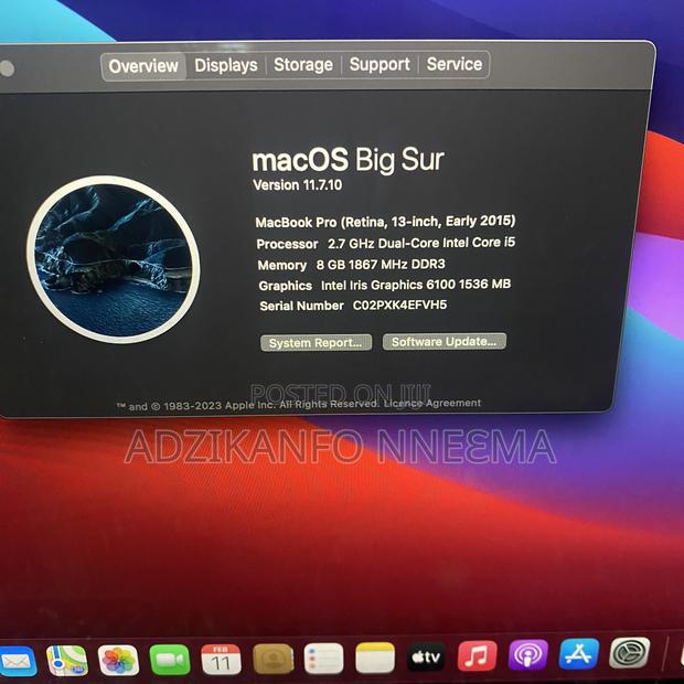 Laptop Apple MacBook Pro 2015 8GB Intel Core I5 SSD 250GB · Photo 3