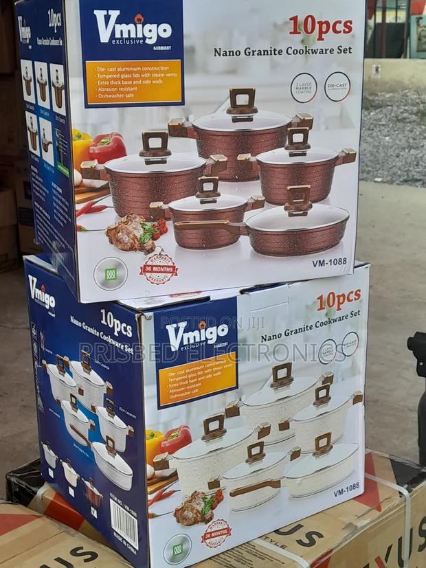 Vmigo Durable 10pcs Nano Granite Cookware Set · Photo 4