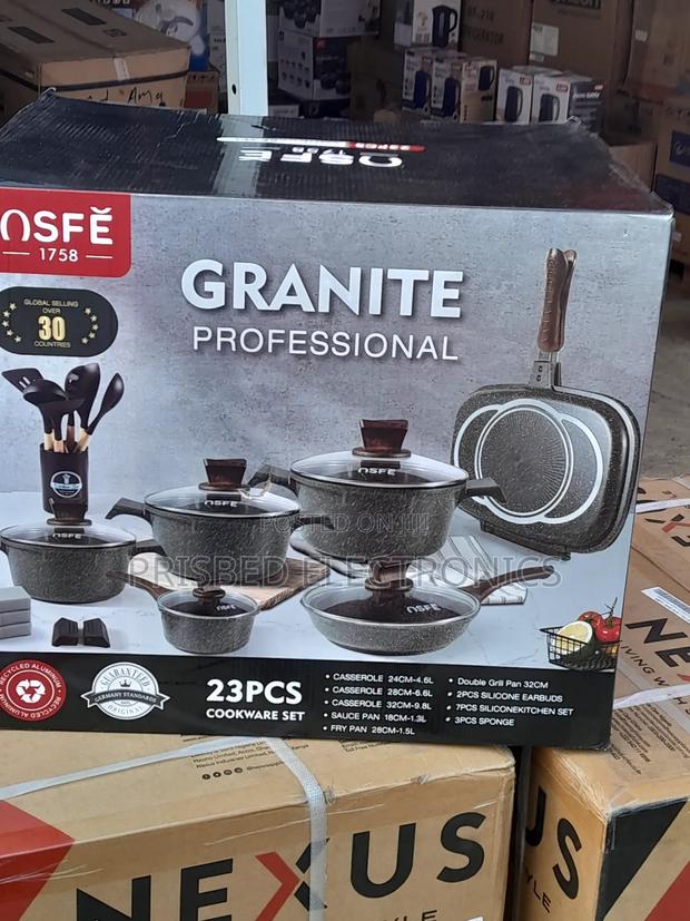 Nsef Super Durable Granite Profesional 23pcs Cookware Set · Photo 2