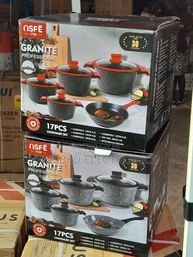 Nsef 17pcs Durable Granite Professional Cookware Set · Photo 2