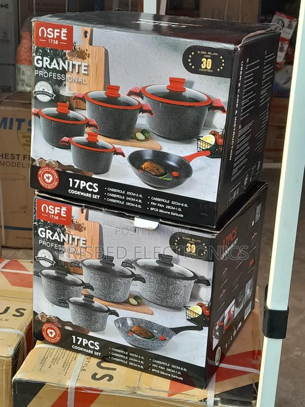 Nsef 17pcs Durable Granite Professional Cookware Set · Photo 4