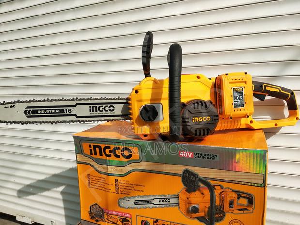 16 Inches Cordless Chainsaw With 2 Batteries - Cgsli401682 · Photo 2