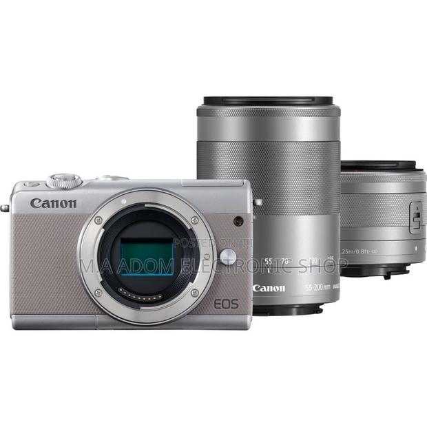 Canon Eos M100 Camera With 15-45mm 55-200m Lens · Photo 1