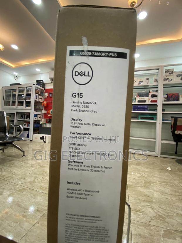 New Laptop Dell G15 5535 16GB Intel Core i7 SSD 1T · Photo 2
