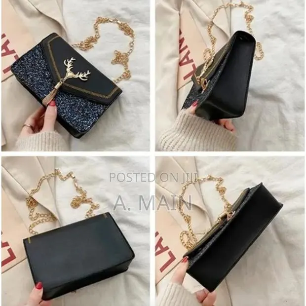 Women’s Shoulder Bag Colour Black (With Deer Head) · Photo 4