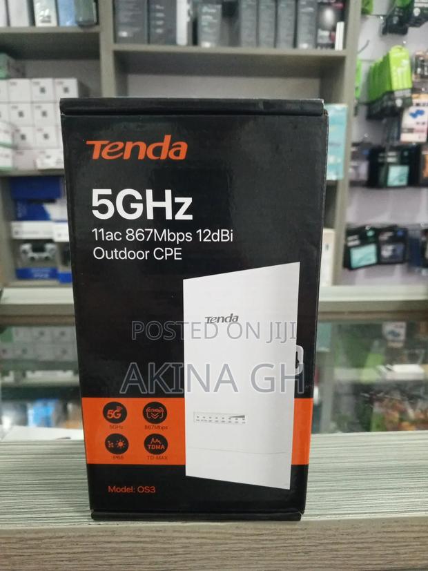 Tenda 5ghz 11ac 867mbps 12dpi Outdoor Cpe Access Point Os3 · Photo 1