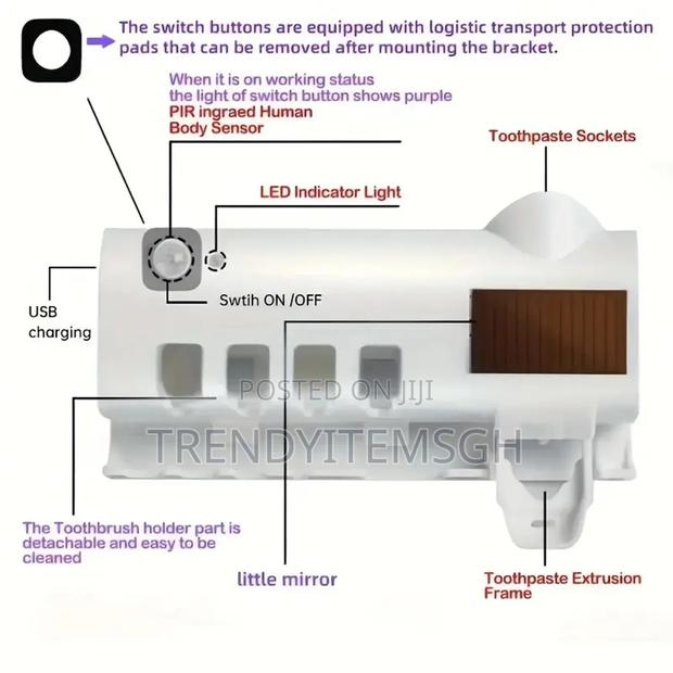 Multifunction Toothpaste Sterilizer Dispenser · Photo 3