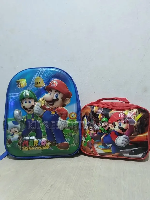 Cartoon Character School Bag and Lunch Bag · Photo 4