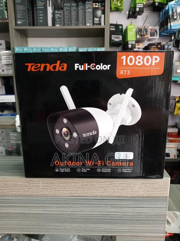 Tenda Full Color 2mp 1080p Outdoor Wi-Fi Bullet Camera Rt3 · Photo 1