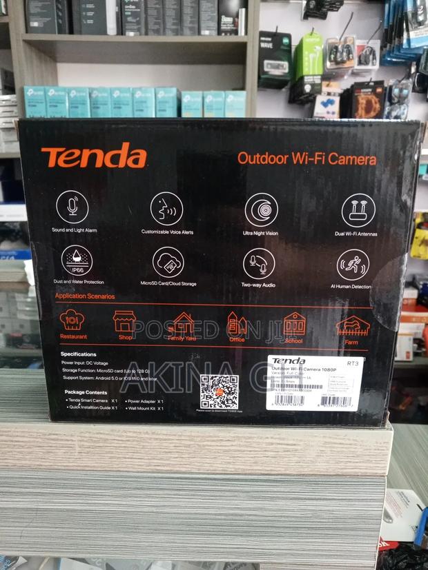 Tenda Full Color 2mp 1080p Outdoor Wi-Fi Bullet Camera Rt3 · Photo 2