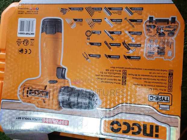 INGCO 89 PCS Tools Set With 12V Cordless Drill - HKTHP10891 · Photo 4