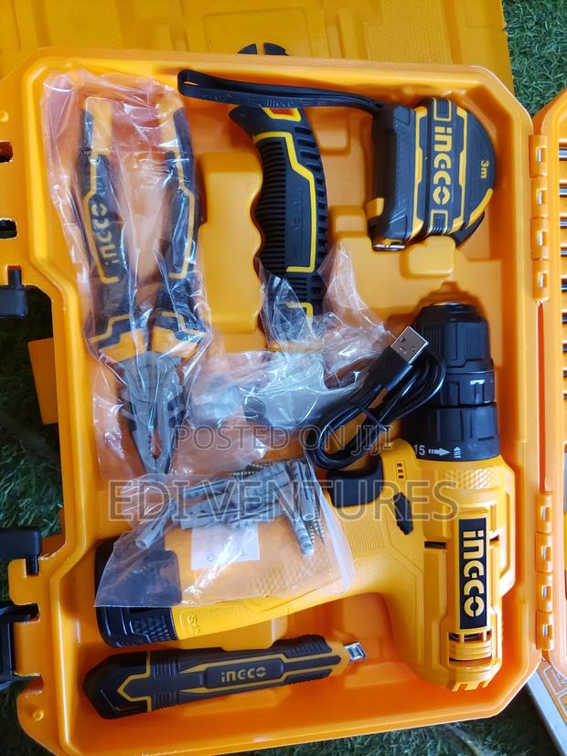 INGCO 89 PCS Tools Set With 12V Cordless Drill - HKTHP10891 · Photo 2