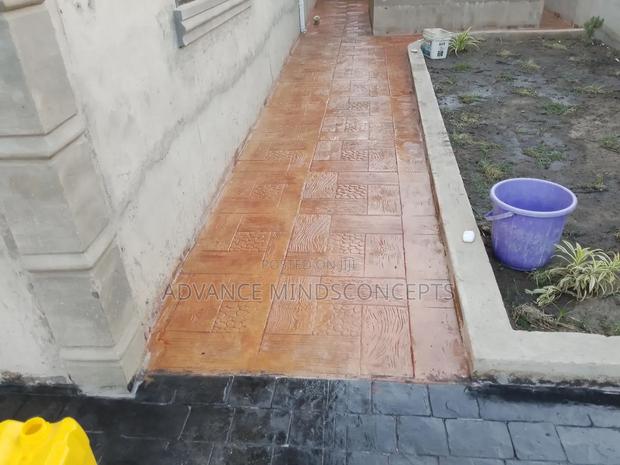 Concrete Stamp Design ( Terracotta With Black) · Photo 2