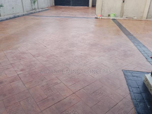 Concrete Stamp Design ( Terracotta With Black) · Photo 4