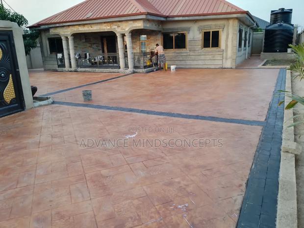 Concrete Stamp Design ( Terracotta With Black) · Photo 5