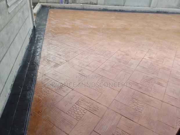 Concrete Stamp Design ( Terracotta With Black) · Photo 7