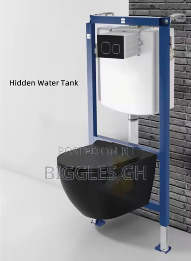 Concealed Wc _ Wall Hung Wc - Black · Photo 1