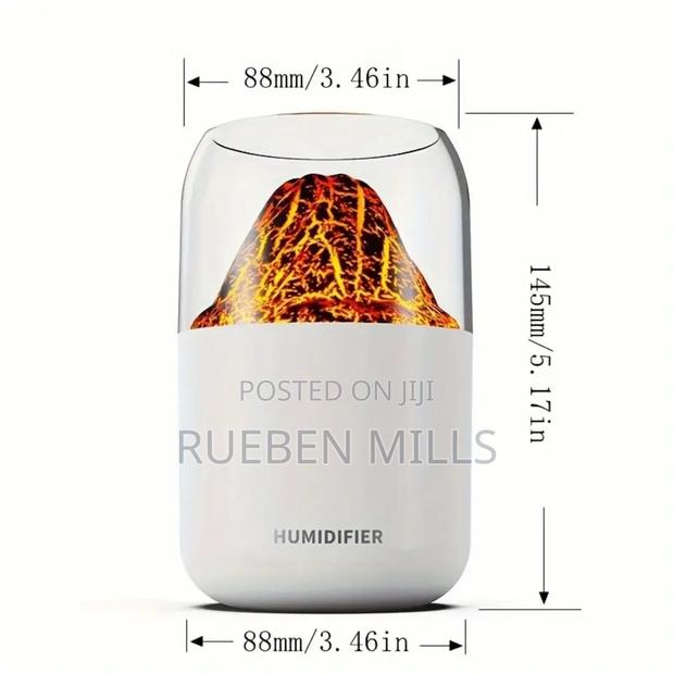 Volcano Shape Diffuser Humidifier With Night Light · Photo 2