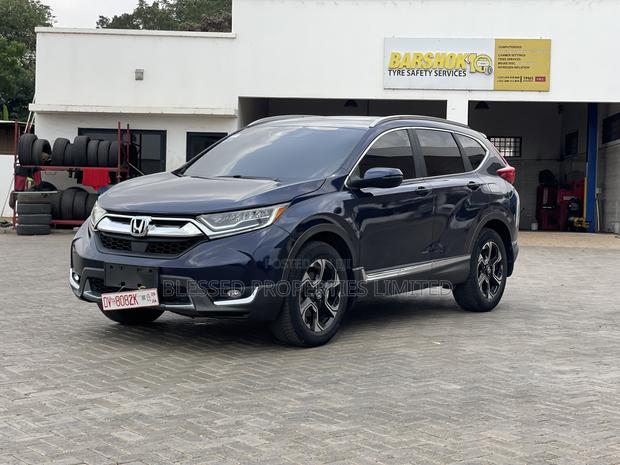 Honda CR-V Touring AWD 2018 Blue · Photo 1